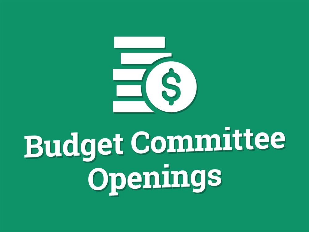 Budget Committee Openings